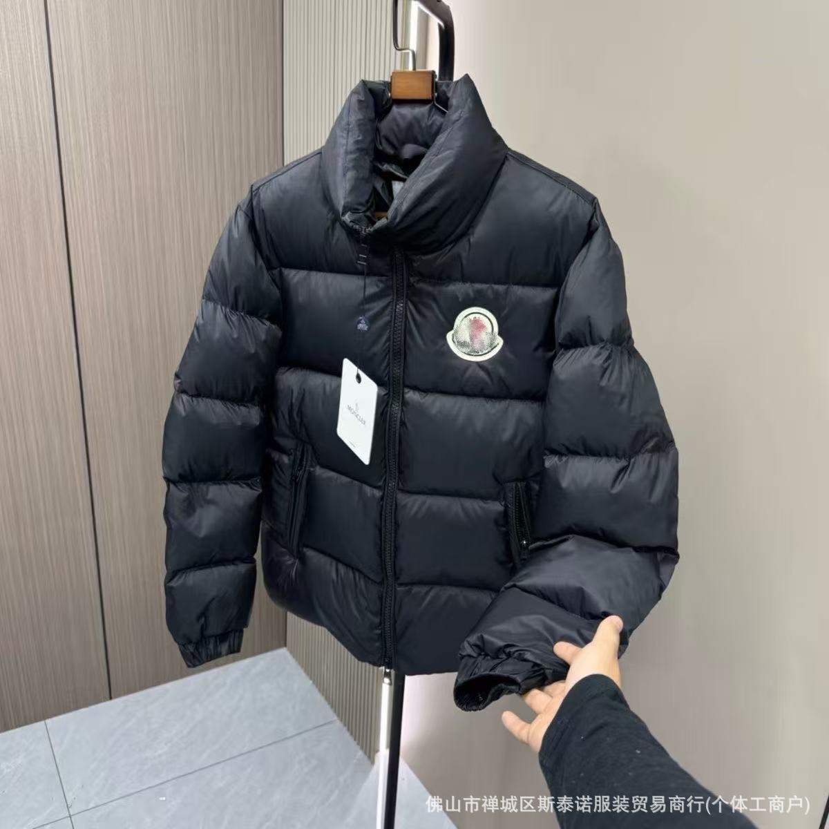 蒙家Maya高版本加厚防风羽绒棉服男女同款亮面保暖连帽外套外贸 18