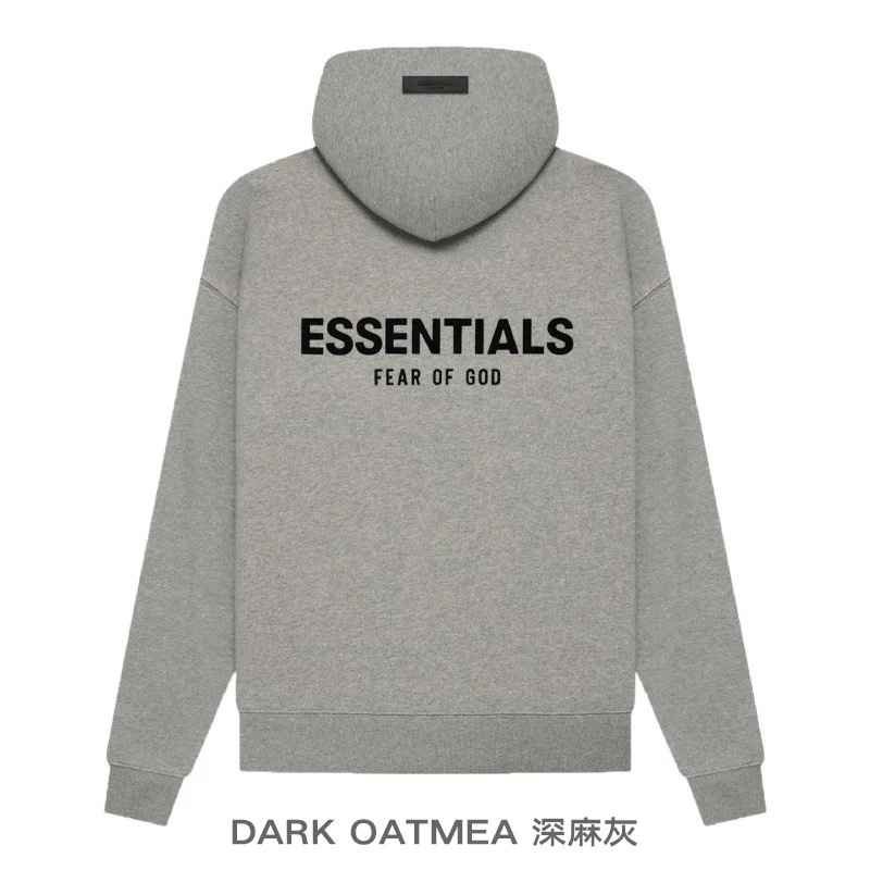 宁波FOG跨跨ESSENTIALSunf加绒宽松植绒印花休闲连帽卫衣 4