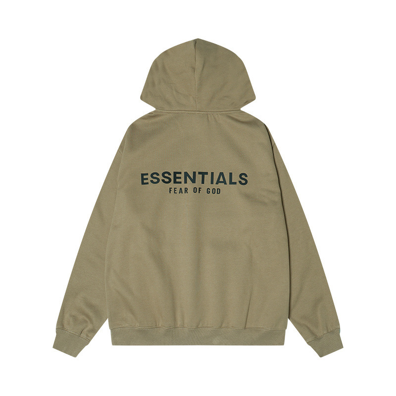 跨境美式FOG新款黑色字母ESSENTIAL套头连帽卫衣男女加绒高街帽衫 39