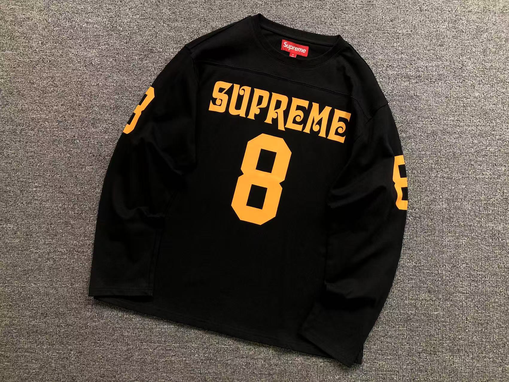 25FW SUPreme贴布BIG LOGO刺绣加绒重磅连帽卫衣男爆款秋冬款纯色 54