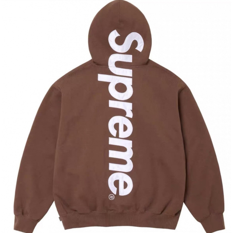 高版本supreme25SS 潮牌HOODED SWEATSHIRT 大LOGO加绒帽衫卫衣 19