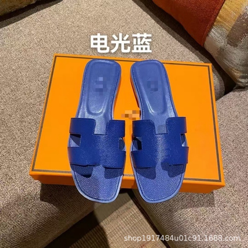 欧洲站外贸专供H家拖鞋夏季防滑外穿必备一字凉拖鞋Y标经典款批发 29