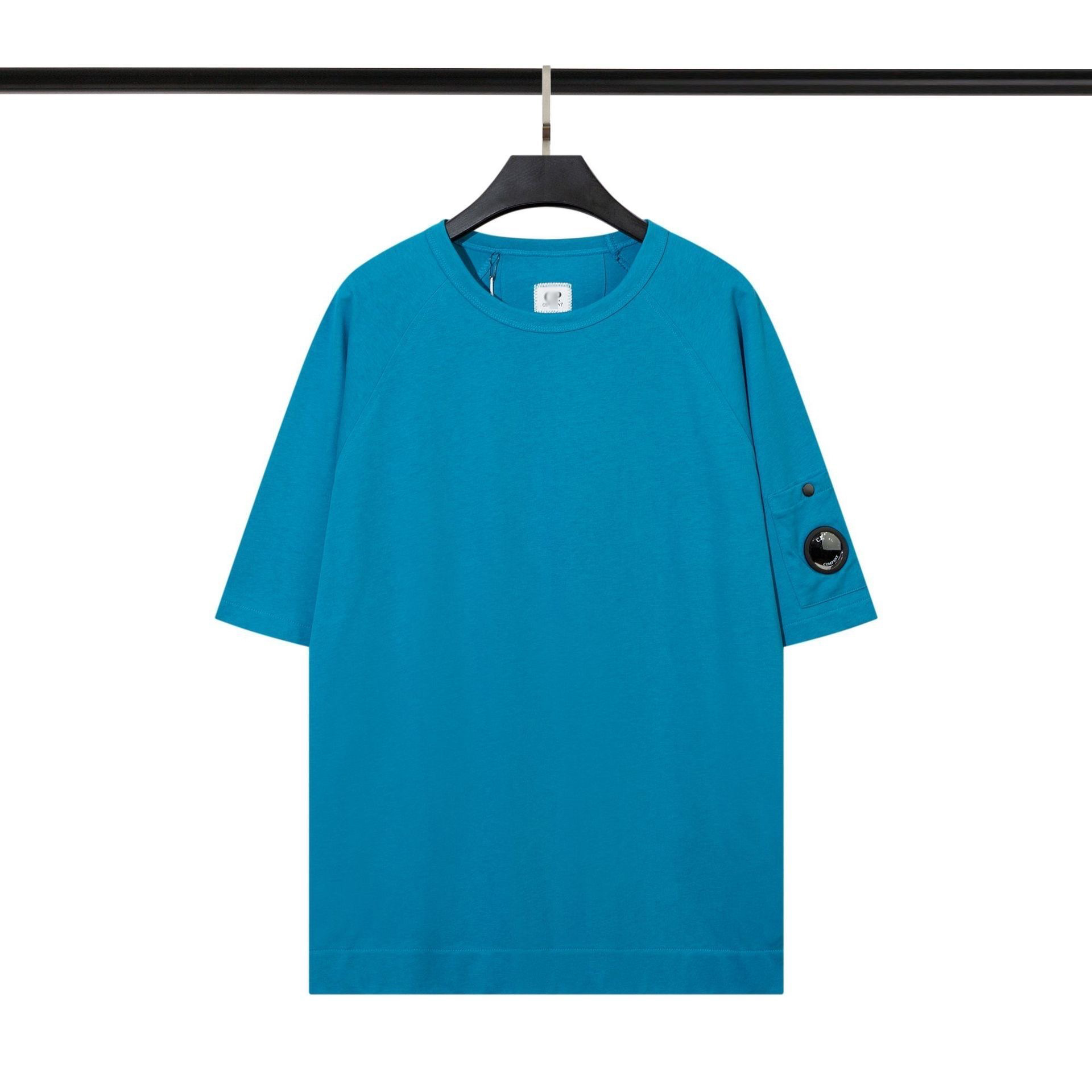 绿色短袖刺绣标