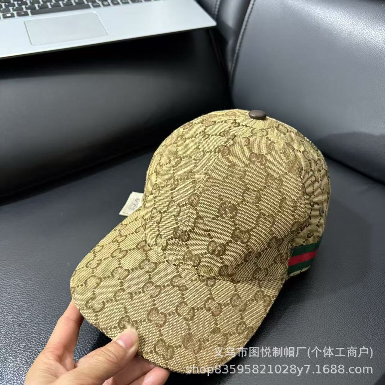 跨境欧美英伦风时尚棒球帽G字母刺绣高版男女款鸭舌帽防晒帽子 6