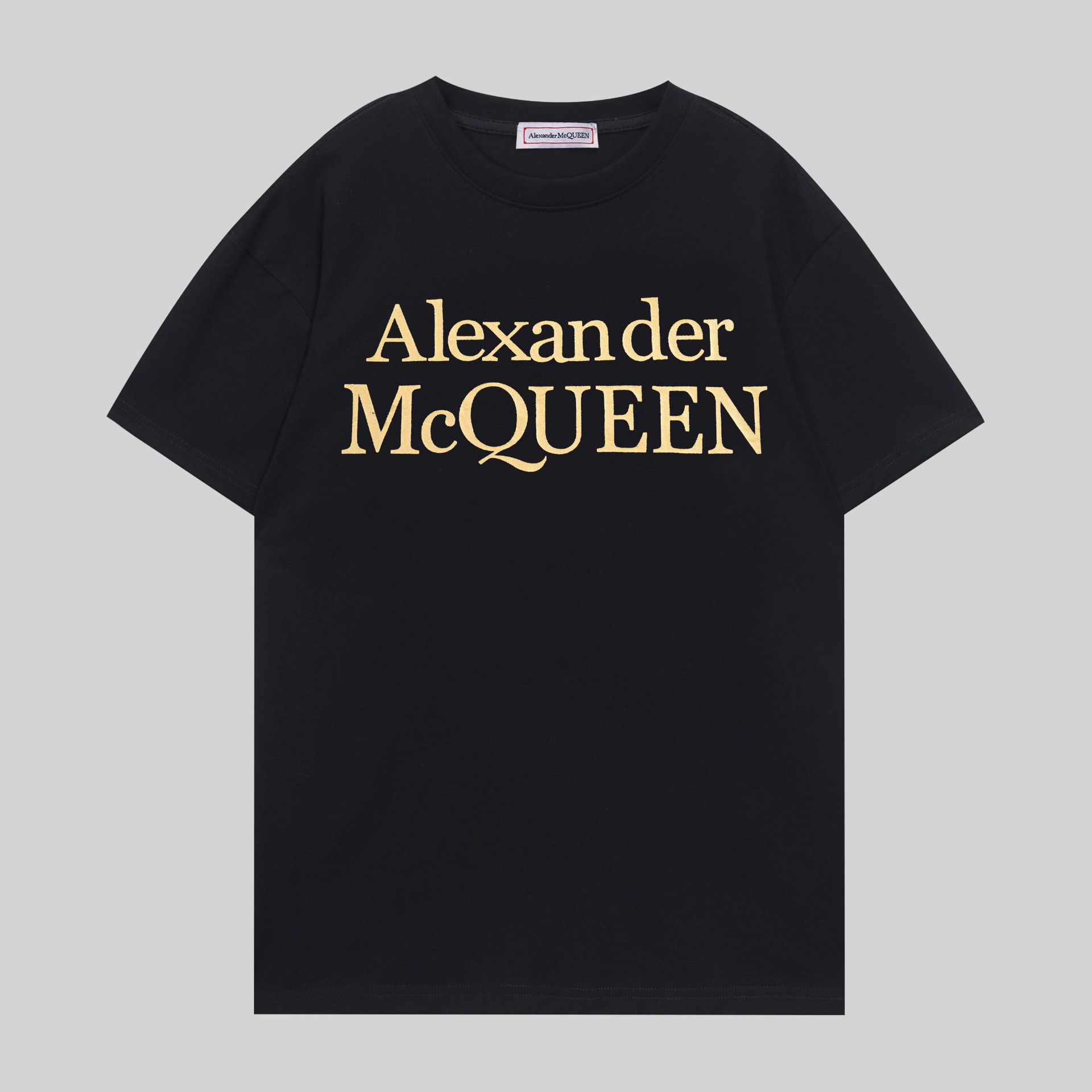麦昆帽衫 跨境潮牌Alexander Mcqueen字母涂鸦炫彩男女款连帽卫衣 23