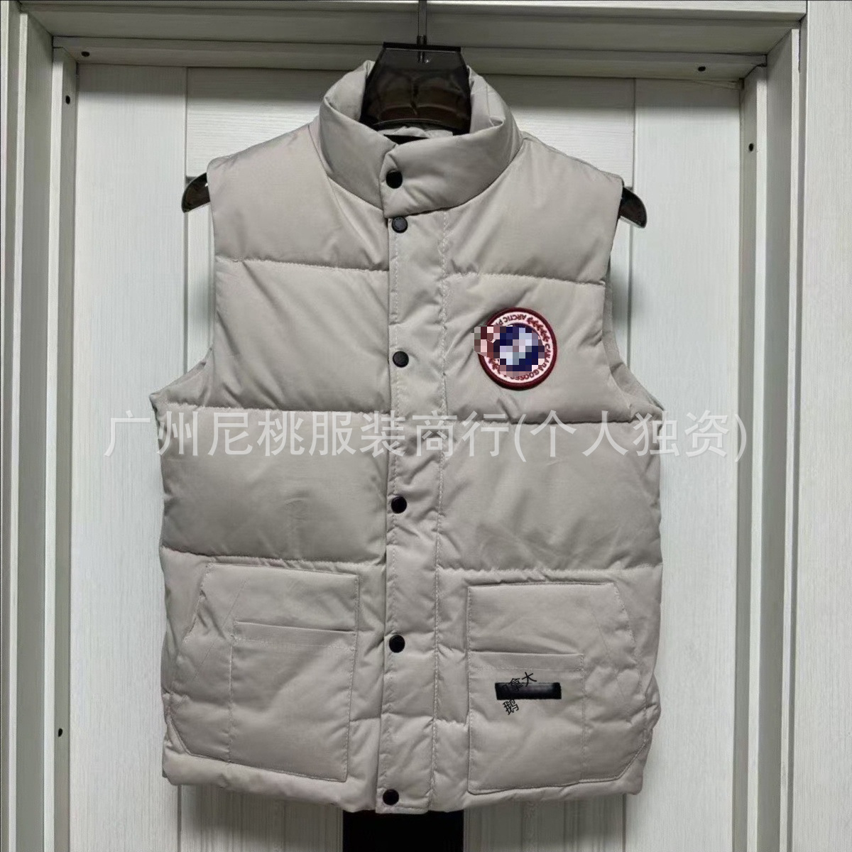 新款正确版鹅大口袋男女情侣派克棉服连帽加厚保暖防风外套 11