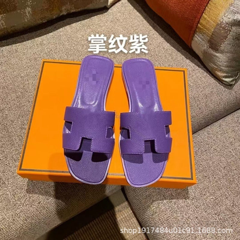 欧洲站外贸专供H家拖鞋夏季防滑外穿必备一字凉拖鞋Y标经典款批发 21