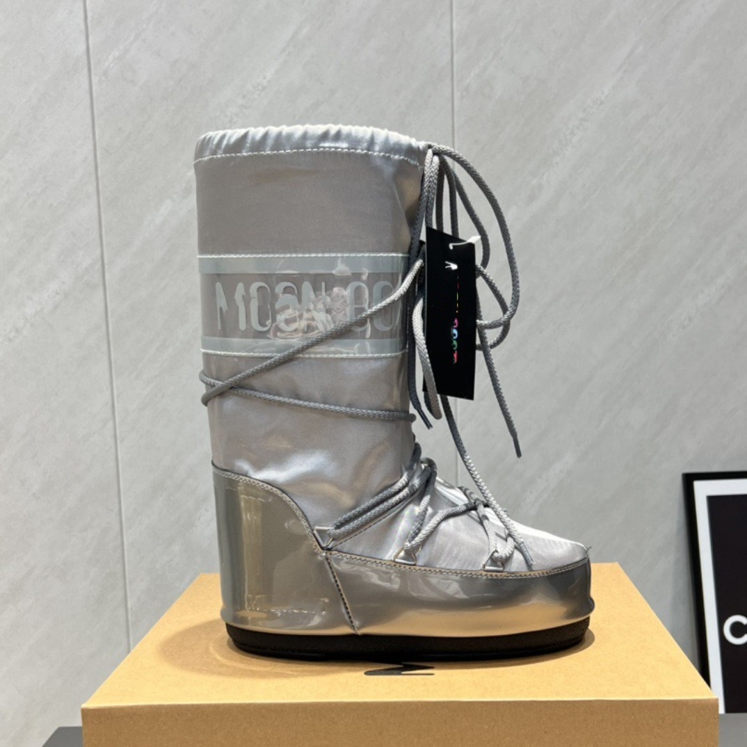 高定25ss秋冬新款月亮靴雪地靴系列内增高防滑保暖丑萌滑雪鞋短靴 62
